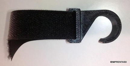 velcro pinshape sac crochet cintre gancho bébé transport 3d print model - Mito3D