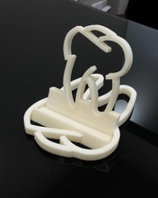 soporte teléfono dentistas diente tema pinshape móvil titular pie 3d print model - Mito3D