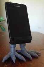 pássaro pés universal suporte telefone pinshape 3d print model - Mito3D