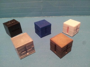 básica destino dados fudge pinshape morir juego rol 6 caras cubo rpg 3d print model - Mito3D