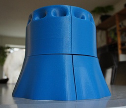 windtunnel mc escher moulin vent pinshape Conception 3d 3d print model - Mito3D