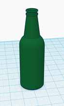 glass bottle pinshape gaming asset rubble beer wine drink 3d print model - Mito3D