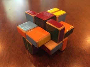 cornerless split domino puzzle pinshape 3d-design 3d print model - Mito3D