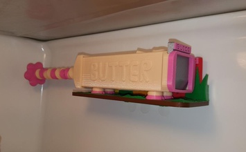 butter pig baconlicious mix pinshape kitchenware piggy kitchen-gadget 3d print model - Mito3D