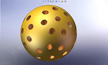 1 5 mm kalten Krieges Gift ball 1mm pinshape 3d design 3d print model - Mito3D
