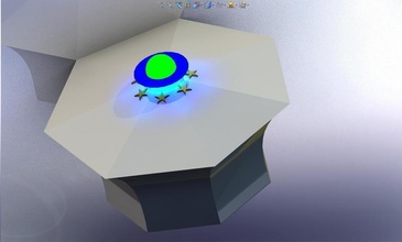 space station desk pinshape 3d-design 3d print model - Mito3D