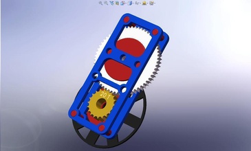 60 20 reduction gear set pinshape 3d-design 3d print model - Mito3D