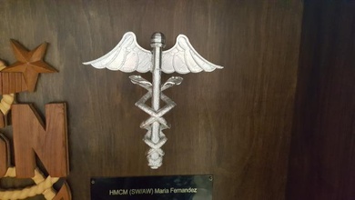 corpsman symbol navy pinshape 3d-design 3d print model - Mito3D