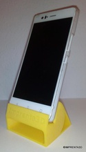 soporte teléfono altavoz pinshape e4 acuario bq movil altavoces teléfonos accesorios montaje 3d print model - Mito3D