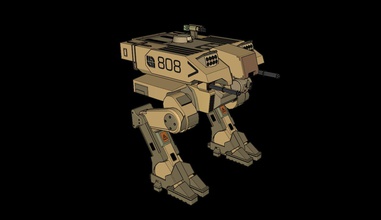 l-5 riesig battle walker - battlefield 2142 pinshape game-design-contest mechanical-design-contest cosplay-design-contest 3d print model - Mito3D