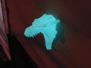 cabeça dragão campainha capa brilho escuro versão pinshape 3d print model - Mito3D