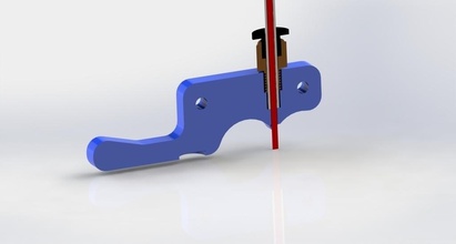 fixe clé l'établissement bowden extrudeuse tarentule pinshape Conception 3d 3d print model - Mito3D