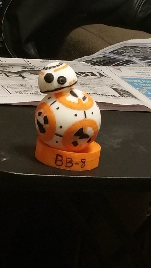 bb 8 stand pinshape 3d design 3D print model - Mito3D