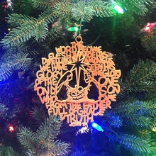 adorno navidad escritas mano versión juan 1 14 pinshape fdm biblia cristiana niños diseño decoraciones vacaciones decoración árbol adornos 3d print model - Mito3D