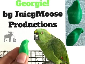 georgie juicymoose produzioni segno acqua pinshape parrot bird 3d print model - Mito3D