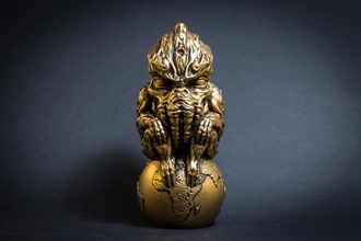 cthulhu idol pinshape cosplay-design-contest necronomicon cult prop gold golden lovecraft 3d print model - Mito3D