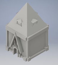 Schüler gestalteten Haus 4 pinshape Architektur 3d print model - Mito3D