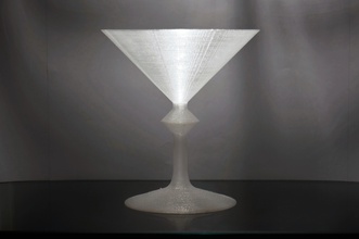 star trek replicated martini pinshape star-trek ultimaker martini-glass glass cosplay-design-contest 3d print model - Mito3D