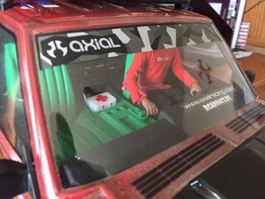 scx-102 driver passenger seat mount kit version pinshape cars rc scaler axial scx10-ii 3d print model - Mito3D