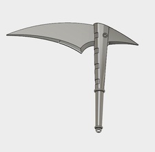 chain scythe - soul eater pinshape cosplay-design-contest 3d print model - Mito3D