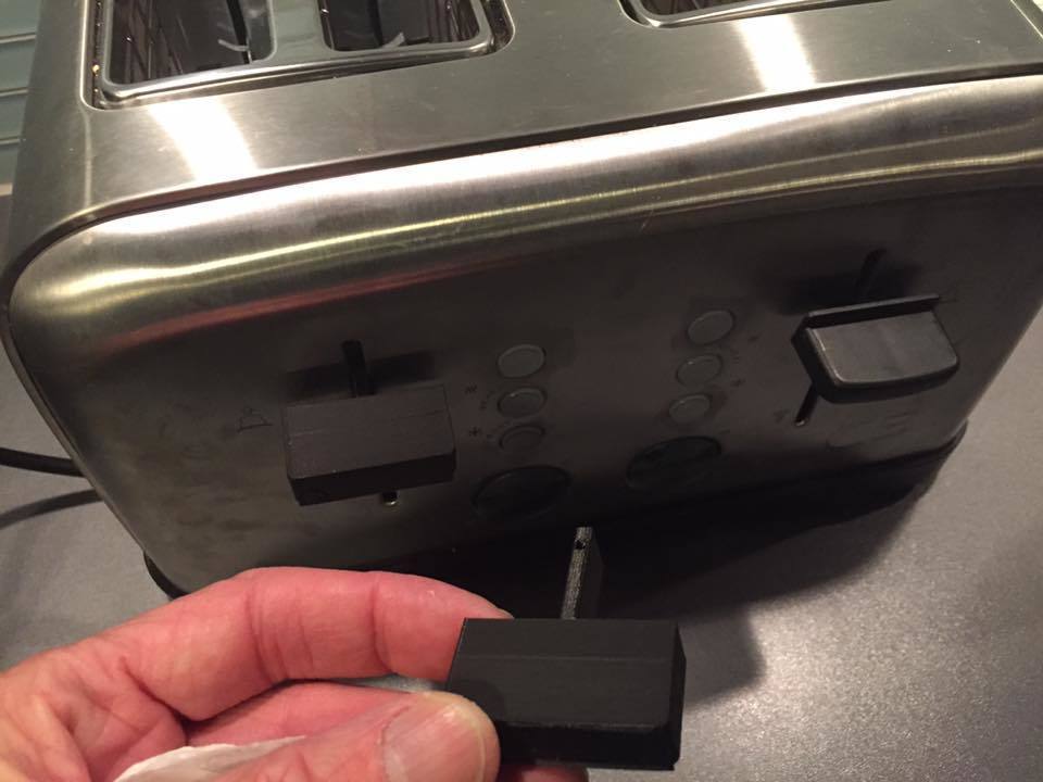 knob toaser pinshape toaster 3D print model - Mito3D
