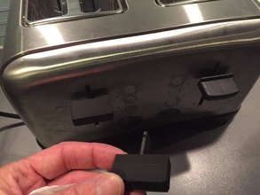 botão toaser pinshape knob torradeira 3d print model - Mito3D