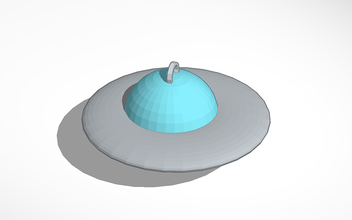 Schwerkraft fallen Raumschiff Schlüsselanhänger 3d Prototyp pinshape gravity falls 3d print model - Mito3D