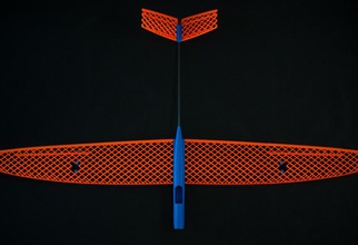 wing rc airplane kraga kodo pinshape rc-plane rc-model rc-airplane 3d print model - Mito3D