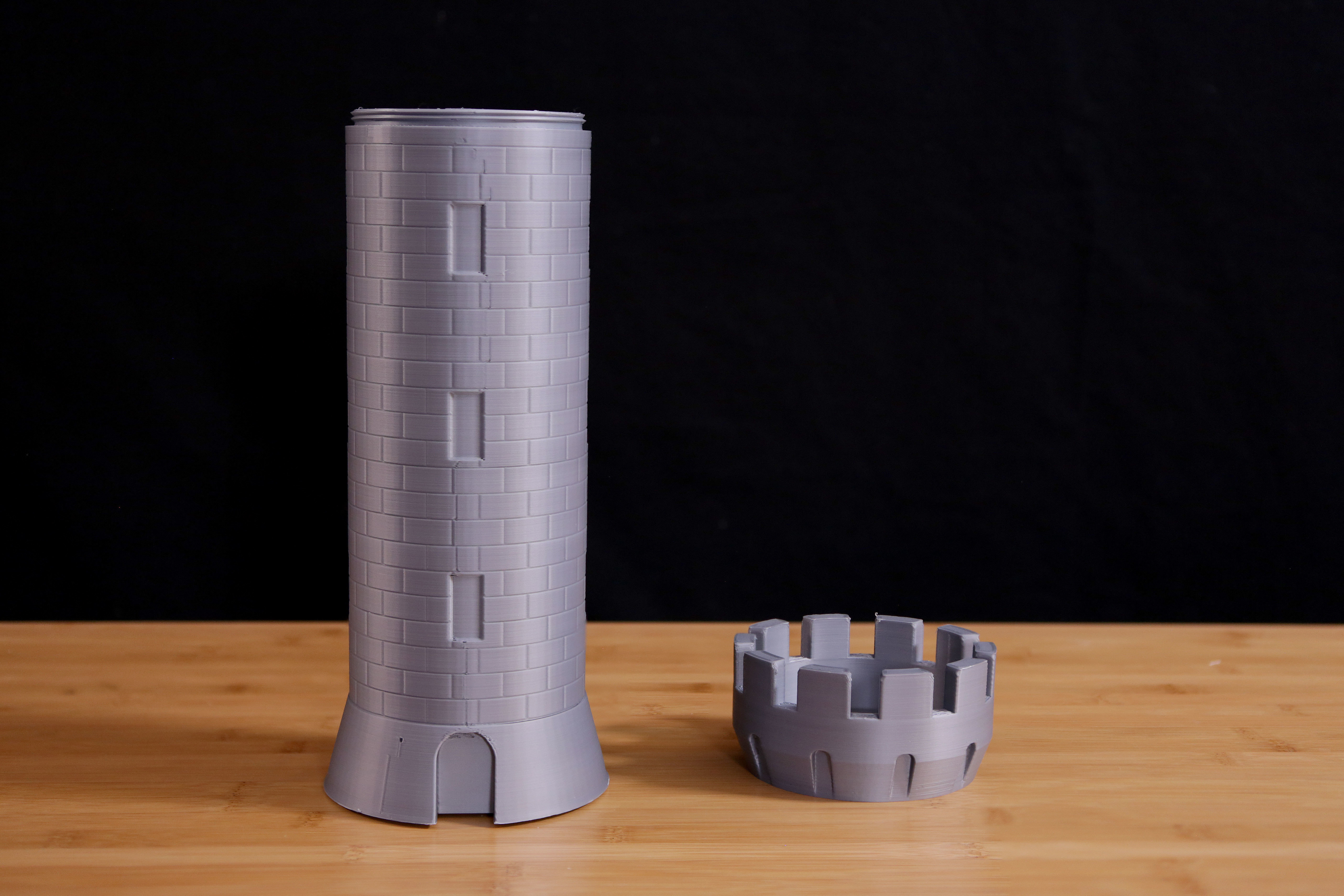 tour château stockage pinshape 3D print model - Mito3D