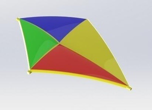 kite innen pinshape Töpfe Blume Topf Pflanzen Dekoration 3d print model - Mito3D