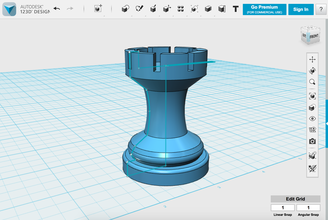 stampa progettazione torre pinshape innovare educare processo modellazione cad lezione piano classe l'istruzione educativi 3d print model - Mito3D