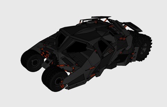 tumbler - batman pinshape game-design-contest 3d print model - Mito3D
