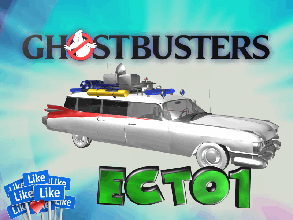 ecto1 ghostbusters pinshape juego diseño concurso cazafantasmas 3d print model - Mito3D