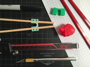 chopstick Yardımcısı pinshape 3d tasarım 3d print model - Mito3D