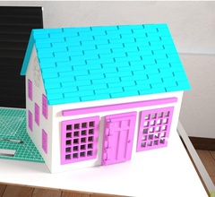 petite maisonnette pinshape Conception 3d 3d print model - Mito3D