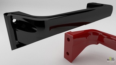taz5 Griffe 20mm Extrusionen Links pinshape 3d design 3d print model - Mito3D