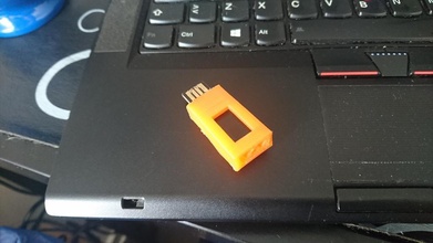 cover led soshine usb touch stick pinshape 3d-design 3d print model - Mito3D