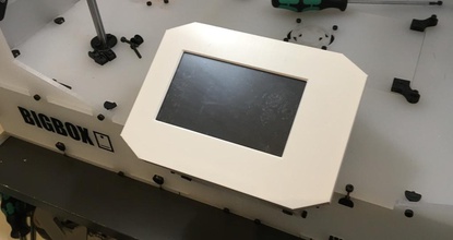 e3d bigbox paneldue 43 adaptateur montage pinshape Conception 3d 3d print model - Mito3D