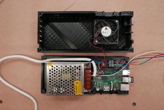 raspberry pi + ac psu case enclosure pinshape 3d-design 3d print model - Mito3D