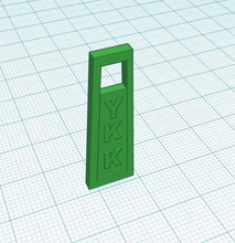 Reißverschluss pinshape 3d design 3d print model - Mito3D