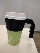 paper cup handle pinshape 3d-design 3d print model - Mito3D