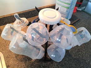 baby bottle drying rack pinshape 3d-design 3d print model - Mito3D