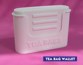 tea bag wallet pinshape 3d-design 3d print model - Mito3D