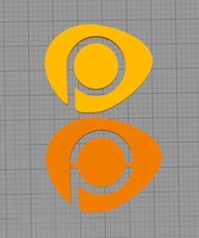 pinshape logo logo3d pinshapecom 3d print model - Mito3D