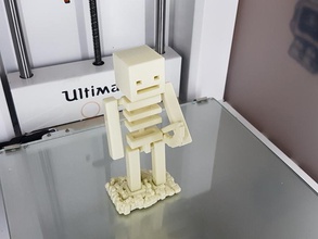 minecraft skeleton bow pinshape 3d-design 3d print model - Mito3D