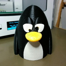 psico vittima umore pinguino pinshape disegno 3d 3d print model - Mito3D