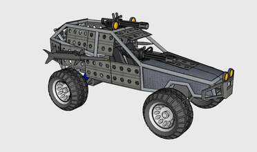 post apocalyptic buggy - mad max pinshape 3d print model - Mito3D