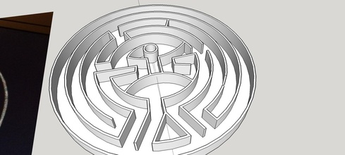 labirinto pinshape westworld 3d print model - Mito3D