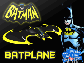 batplane batman pinshape game design contest 3d print model - Mito3D