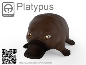 platypus pinshape 3d print model - Mito3D